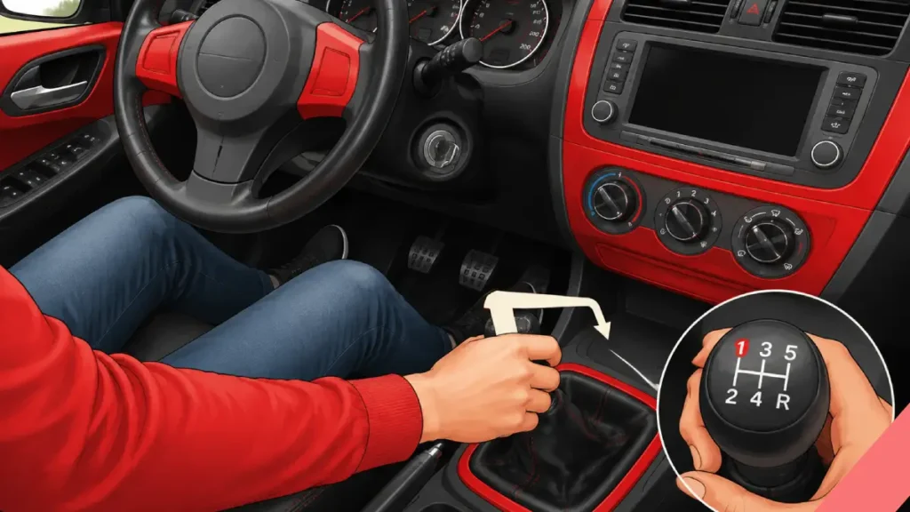 Step 2: Shift Into First Gear